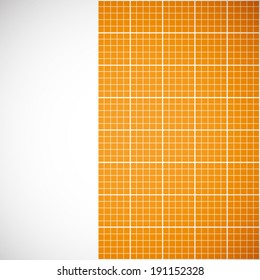 summer orange and white line pattern background (vector)