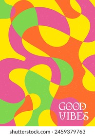 Superposición de verano con Formas abstractas líquidas. Ilustración jugosa fluida, Plantilla de la cubierta, fondo geométrico en colores pastel y estilo mínimo. Diseño de empaquetado de Vector de Antiguas. Formas fluidas.