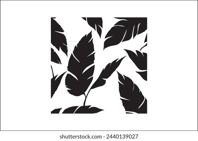 Summer palm leaf Silhouette art,
Nature-inspired decor,
Leaf silhouette,
Tropical vibes,
Botanical prints,
Palm leaf art,
Banana leaf design,
Wall decor,
Minimalist art,
Contemporary artwork,
