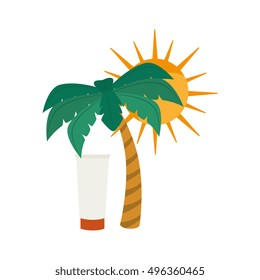summer palm tree