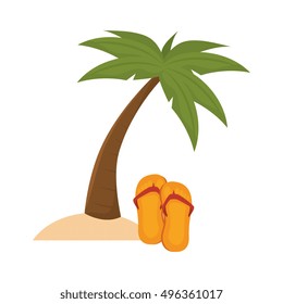 summer palm tree