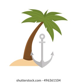 summer palm tree