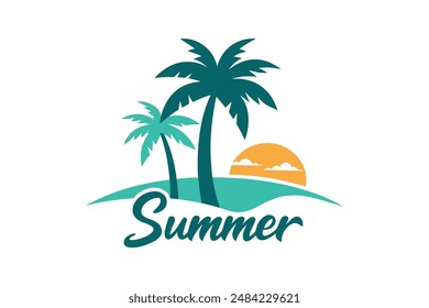 Summer with palm tree typography T-shirt Design

The "Summer with Palm Tree Typography T-shirt Design" showcases vibrant palm tree graphics paired with bold, eye-catching text,