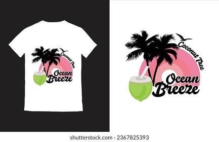 Summer Paradise Beach T-shirt Design