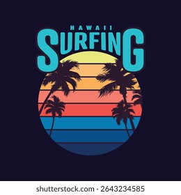 verão paraíso t shirt, luz do sol vetor impressão design arte
