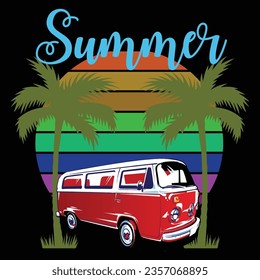 summer paradise t-shirt design vector illustration and apparel vector design print, typography.