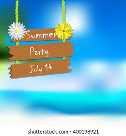 Summer Party Background