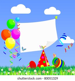 Summer party banner