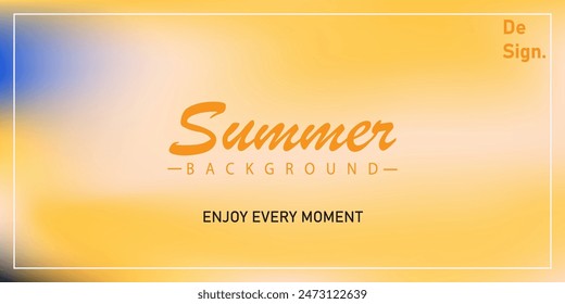 fondo de gradiente de fiesta de verano con tipografía para Anuncio, volante, redes sociales