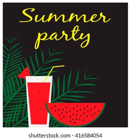Summer party invitation 