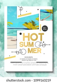 summer party poster background