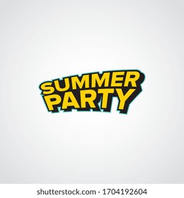 Diseño vectorial de la fiesta de verano
