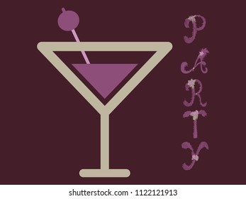 Summer Party. vector illustration. poster, banner, greeting template