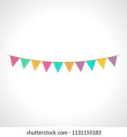 Summer pattern bunting