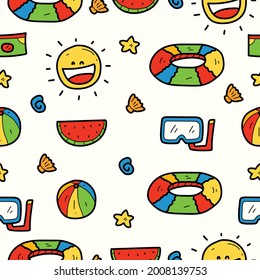 summer pattern designs illustration, for clothing, wallpapers, backgrounds, posters, books, banners aand more