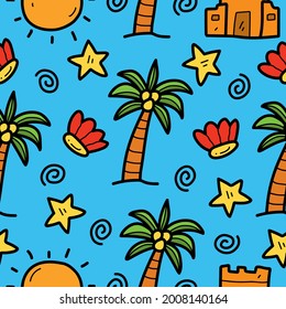 summer pattern designs illustration, for clothing, wallpapers, backgrounds, posters, books, banners aand more