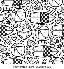 summer pattern designs illustration, for clothing, wallpapers, backgrounds, posters, books, banners and more