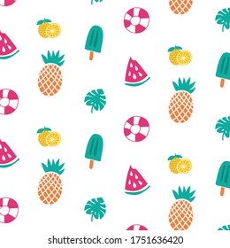 Summer Pattern for different prints and background