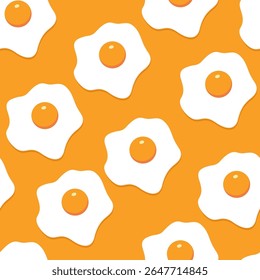 Um padrão de verão com ovos. Ilustração de verão para projetos Ilustração de vetor padrão sem emenda no vetor	