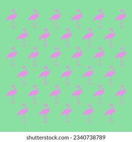 summer, pattern, flamingo, tropical, print, vector, pink