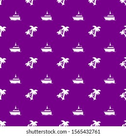 Summer pattern with hand drawn beach elements. Fashion print design, vector illustration. Seamless Pattern Background for banner, card, website. Design for wallpapers, wrapping, backgrounds.