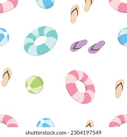 fondo de fondo de ilustración de patrón de verano