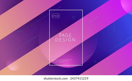 Summer Pattern. Light Vector Design. Blue Modern Background. Music Concept. Tech Horizontal Template. Corporate Ui. House Landing Page. Purple Summer Pattern