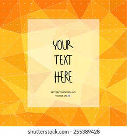 summer pattern, low poly design, hipster and modern concept with logo, text can be edited,texture can be used for wallpaper, pattern fills, web page background,surface textures.