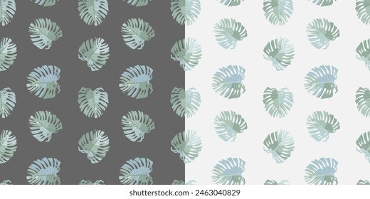 Patrón de verano. Patrón de hojas tropicales perfecto para textiles y decoración