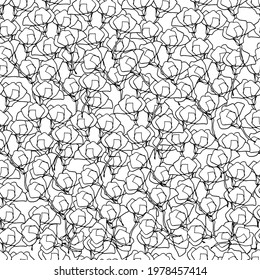 Summer pattern with wildflowers, dried flowers. Medicinal herbs, rapeseed. Beautiful hand-drawn graphics. For textile, wallpaper, design, paper, banner. Stock graphics, isolate. 