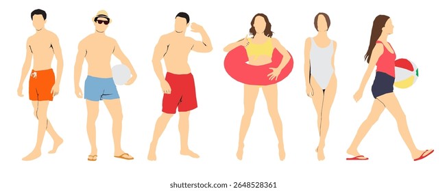 summer people collection people beach 