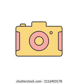 Sommerfotografie-Symbol, Vektorgrafik