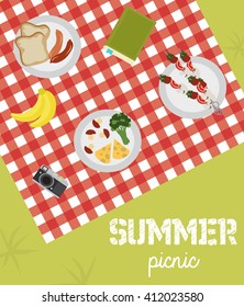 Summer picnic card