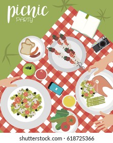 Summer picnic poster