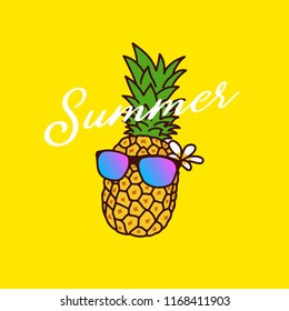 Summer Pineapple illustration