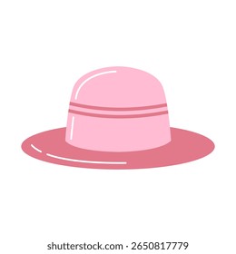 Summer Pink Summer Hat for vacation and holiday decoration