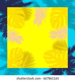 Summer Plants and Palm Trees 