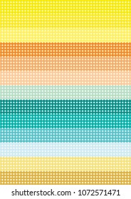 summer polka-dot vector background
