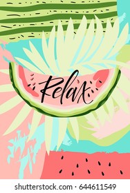 Summer poster, banner in trendy 80s-90s Memphis style. Lettering and colorful design for poster, card, invitation. Easy editable for Your design.