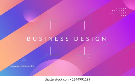 Afiche de verano. Diseño Resumen de Papel. Fondo azul mínimo. Fluido empresarial. Composición geométrica retro. Geometría Ui. Página de inicio de fiesta. Afiche de verano rosado