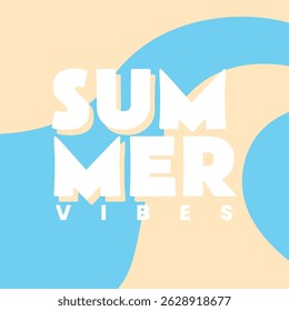 summer poster for vacation design template