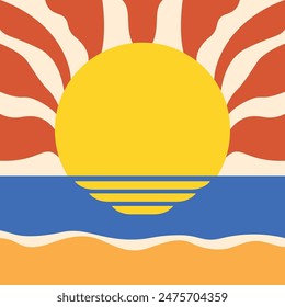 Summer poster, summer vibes, summer time, fun, vector design, summer typography