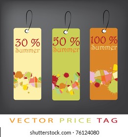 Summer price tags