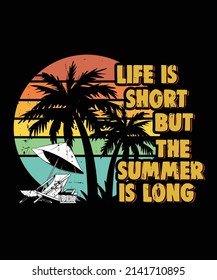 Summer print template. High quality design and easy to editable.