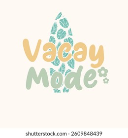 Summer quotes Retro Vector Illustrator Design