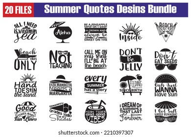 sommerliche Angebote SVG Cut Files Designs Paket. Sommerangebote SVG schneidet Dateien, Sommerangebote für Shirt Designs, Sprechen Sie über den Sommer.