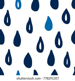 Summer rain seamless texture. Seamless pattern can be used for wallpaper, pattern fills, web page background, surface textures.
