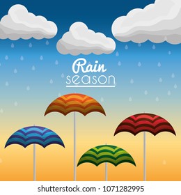 summer and rain season