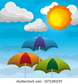 summer and rain season