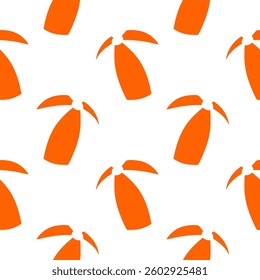 Summer red ball seamless pattern
